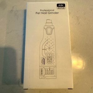 NWT Casfuy 6 Speed Professional Pet Nail Grinder